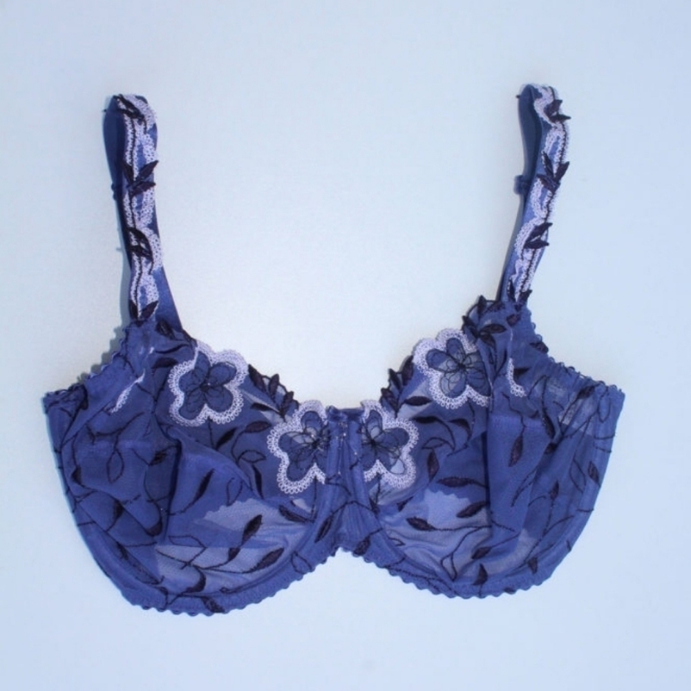 Nwot Prima Donna Shangi la in purple rain Full Cup Bra 75C